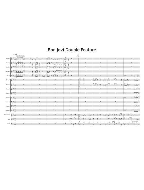 Bon Jovi Double Feature for Big Band (You Give Love a Bad Name & Livin' On a Prayer)