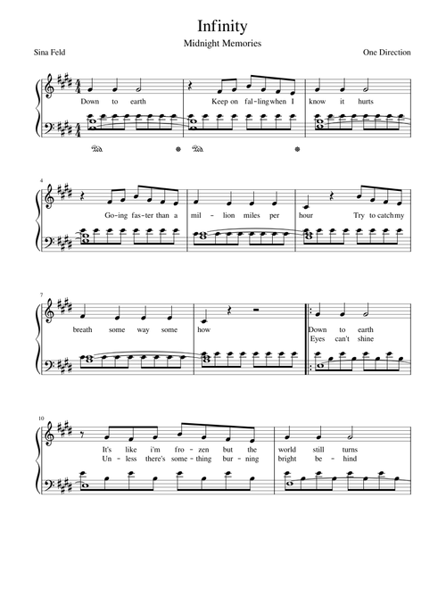 Infinity - One Direction