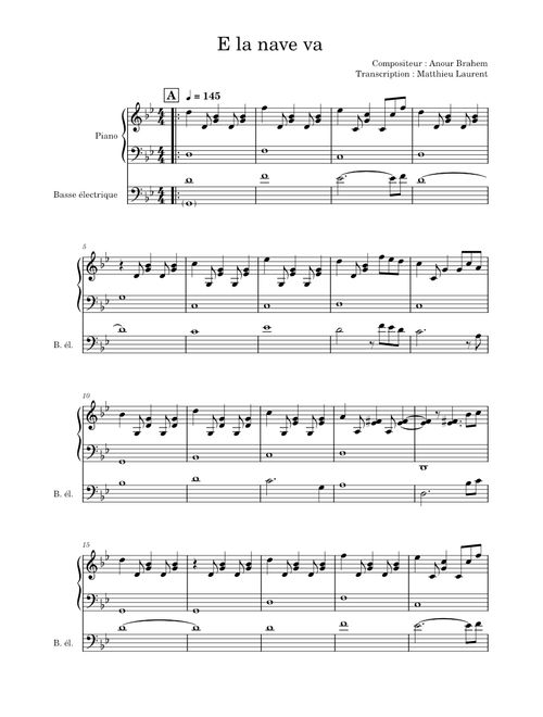 E la nave va – Anouar Brahem