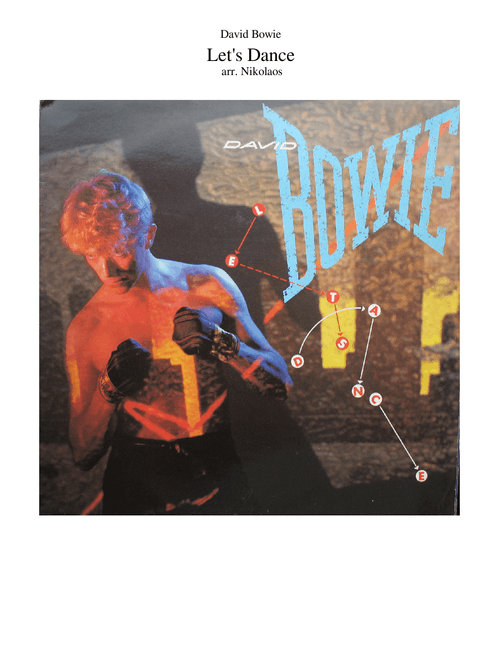 David Bowie Let's Dance arr. Nikolaos
