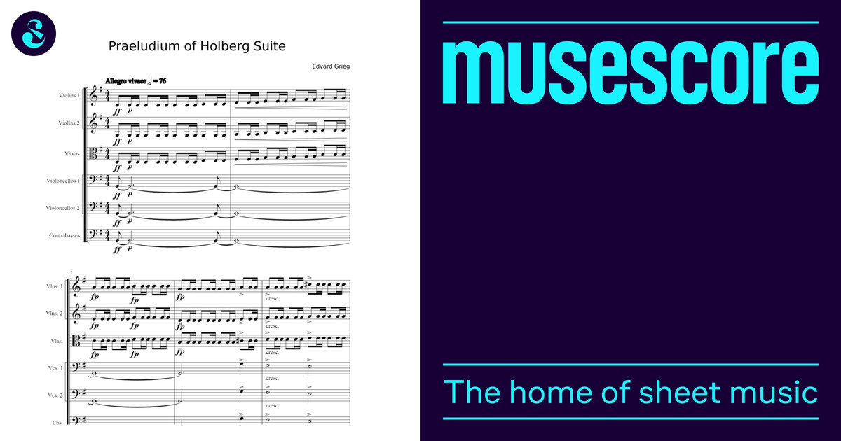Octet In E Flat Major / Holberg Suite Op 40 - 5
