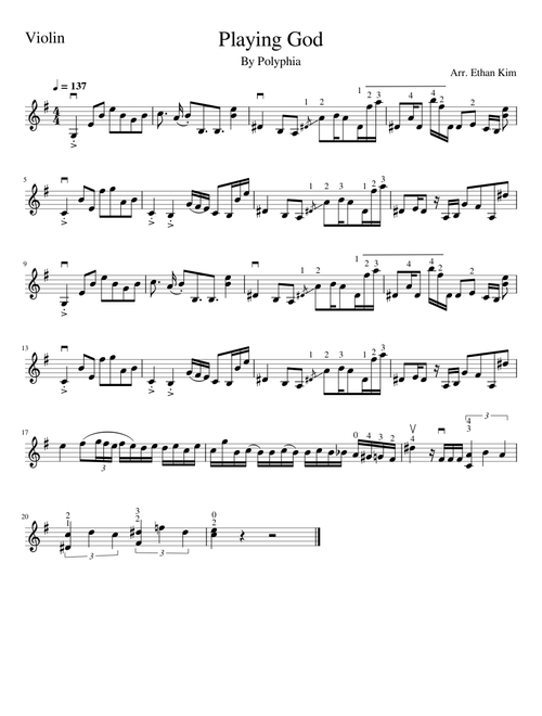 Playing God - Polyphia (WIP)