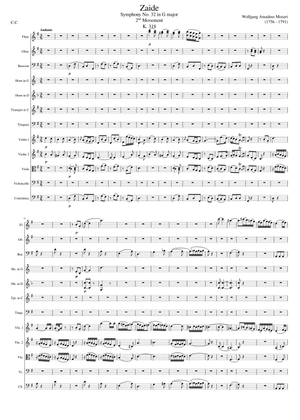 UNFİNİSHED) Symphony No 32 ''Zaide'' K. 318'' – Wolfgang Amadeus