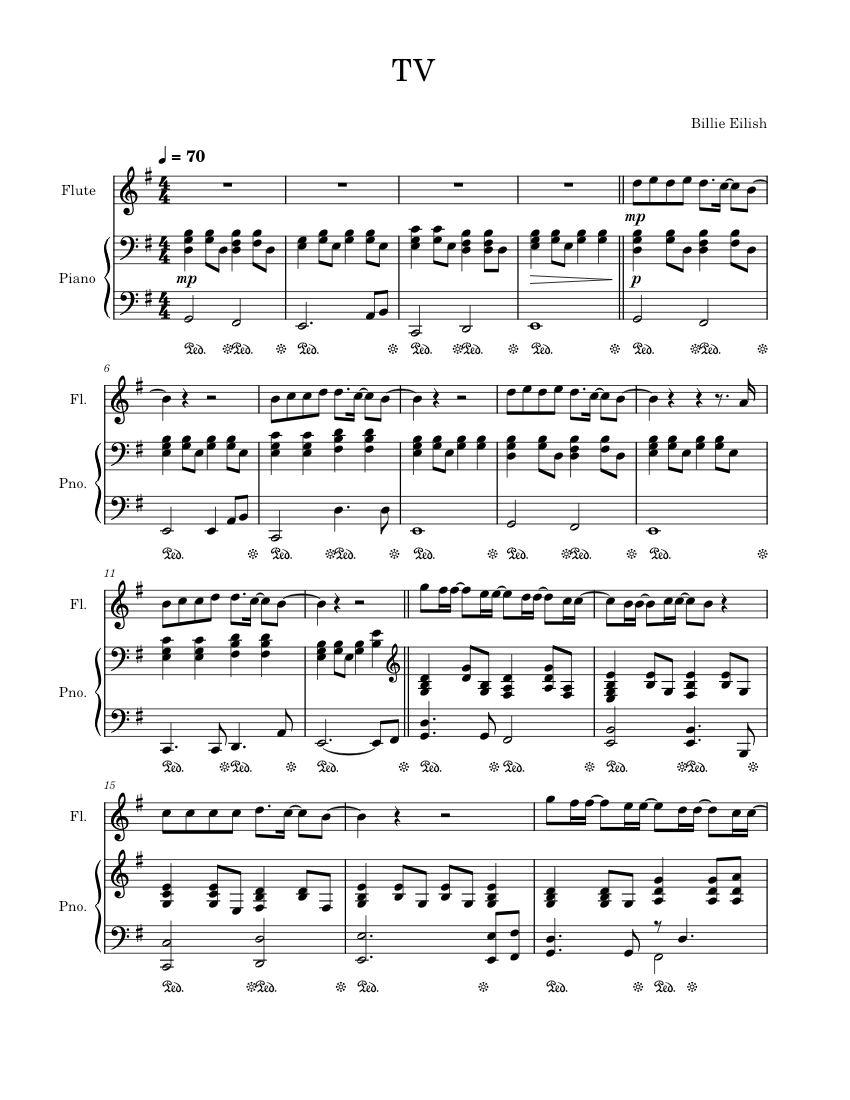 tv-billie-eilish-sheet-music-for-piano-flute-mixed-ensemble