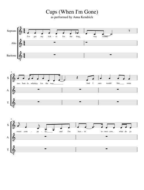 Cups (When I'm Gone)