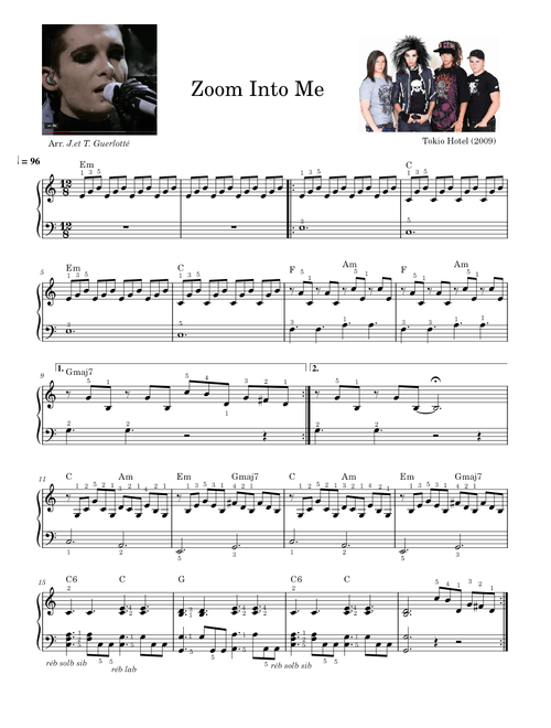 Zoom into me – Tokio Hotel