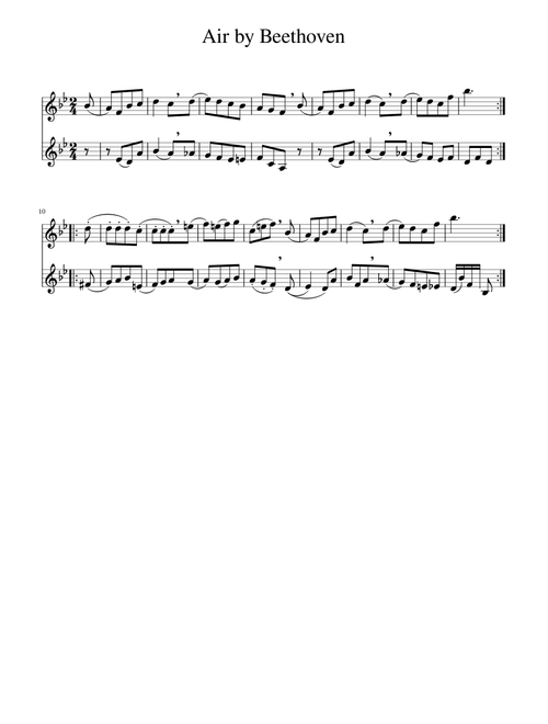 Air by Beethoven