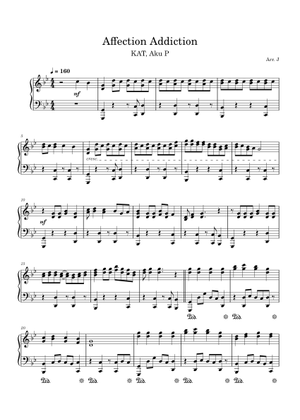 Affection Addiction Trumpet Score wip Sheet Music for Trumpet other ...