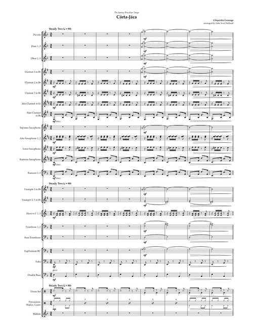 Corta-Jaca (Arr. John Ivor Holland) - Chiquinha Gonzaga (Concert Band)
