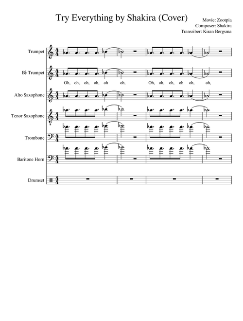 Try Everything by Shakira (Cover) v2.0