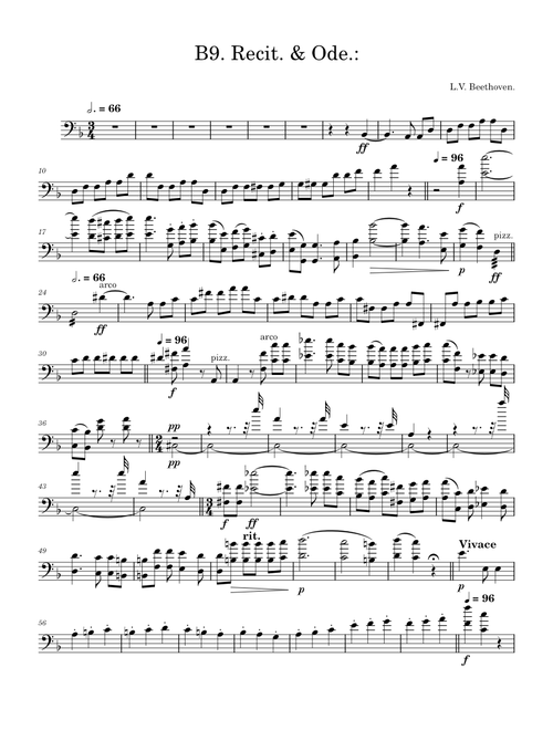 Symphony No.9, Op.125 – Ludwig van Beethoven