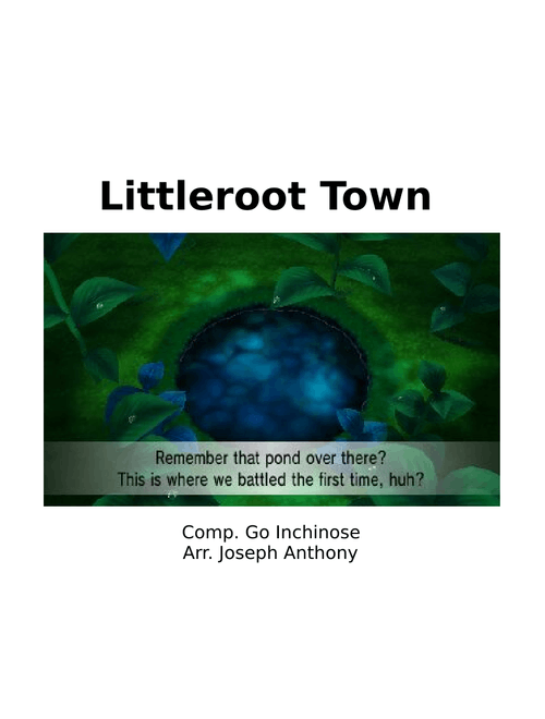Littleroot Town – Go Ichinose