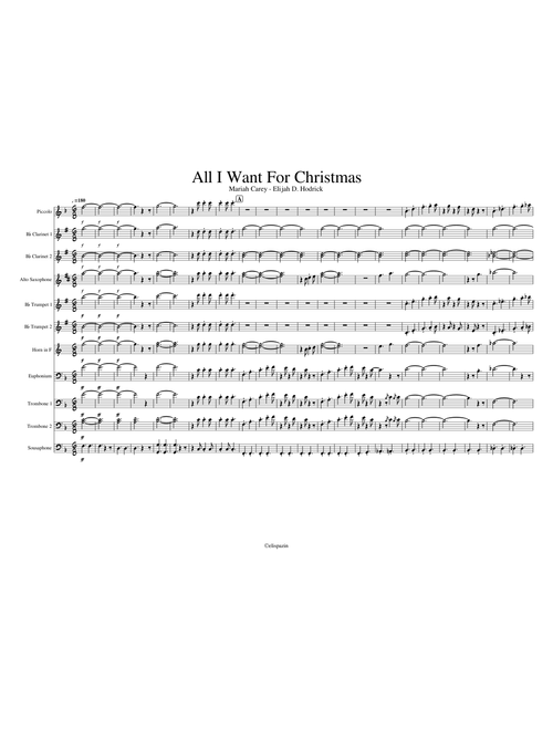 All I Want For Christmas