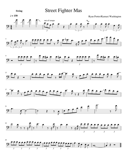 Street Fighter Mas - Kamasi Washington (Ryan Porter Solo)
