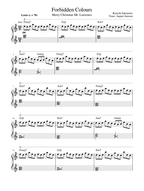 Merry Christmas Mr. Lawrence (Forbidden Colours) - Ryuichi Sakamoto