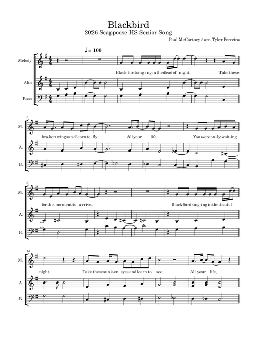 Blackbird – The Beatles