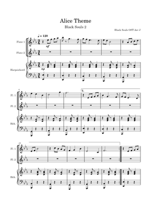 Name, Alice – Black Souls OST Sheet Music for Piano (Solo) easy ...