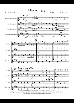 Play Official version of Eleanor rigby Sheet Music by The Beatles for ...