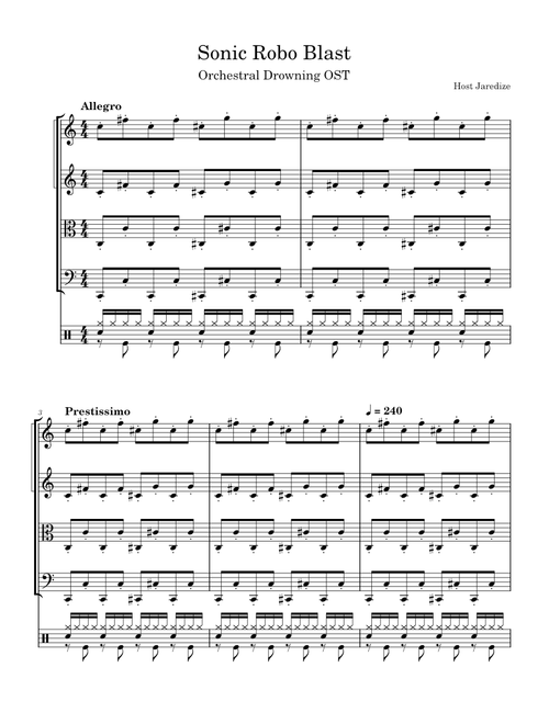 Sonic Robo Blast Drowning OST