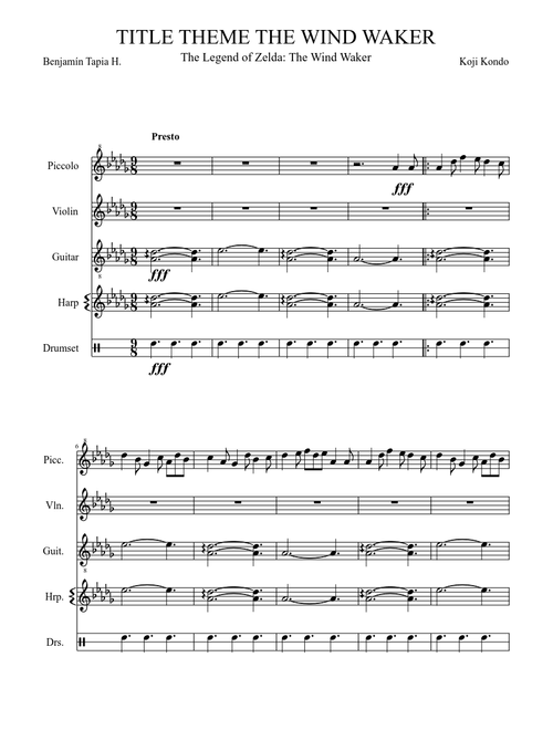 Title Theme Tloz: The Wind Waker
