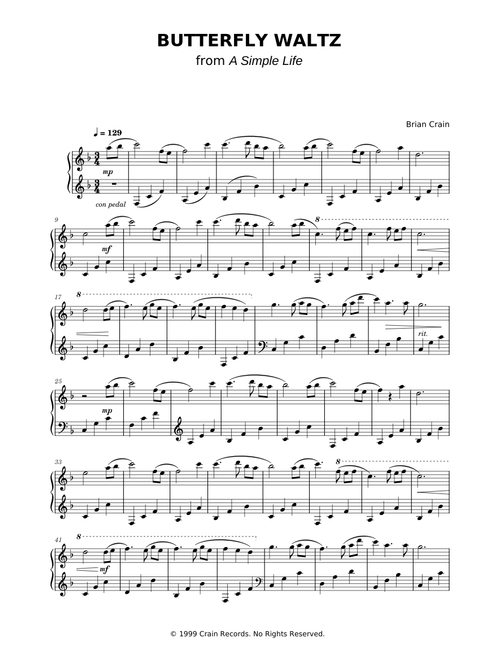 Butterfly Waltz – Brian Crain