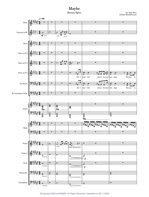 Maybe – Sienna Spyro (Orchestra)