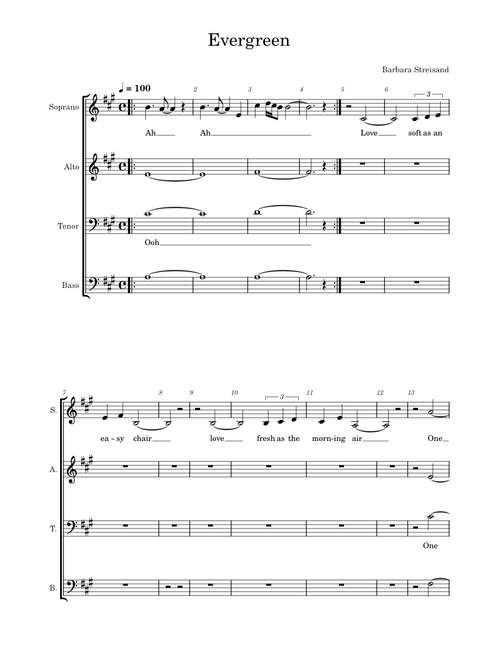 Evergreen – Barbra Streisand Evergreen
