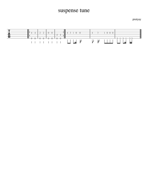 suspense tune