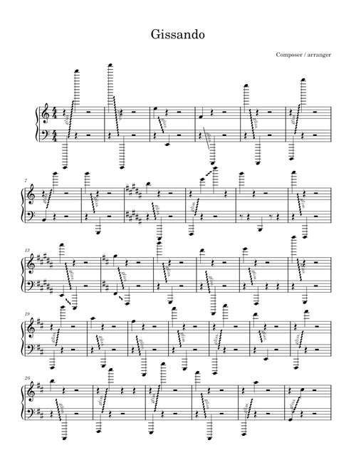 Glissando – melanieabelbe
