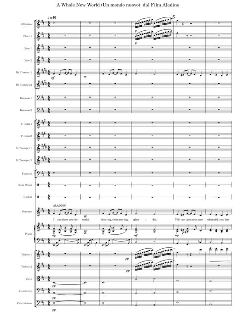 Disney - A Whole New World.  by Orchestra Filarmonica