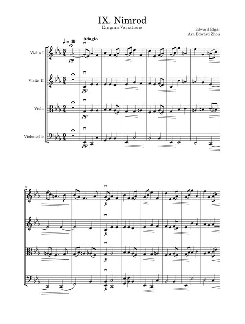 Nimrod (Enigma Variations) - Edward Elgar