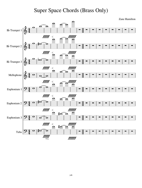 Super Space Chords (Brass Only)