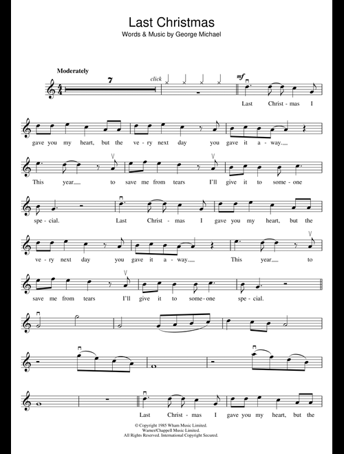 Last Christmas - Wham! (Violin Solo)