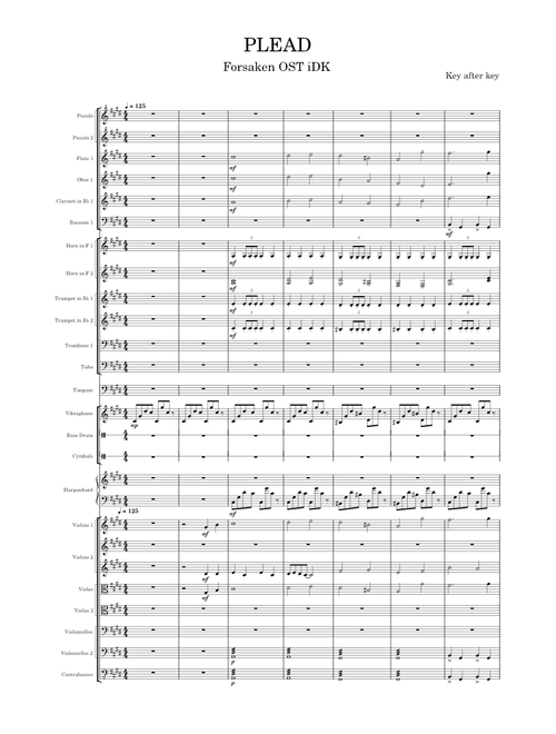 PLEAD Forsaken OST (Orchestral)
