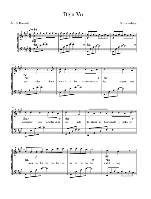 Deja vu – Olivia Rodrigo