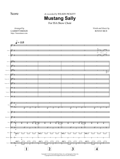 Mustang Sally (Arr. Garrett Breeze) - Buddy Guy (Jazz Combo)
