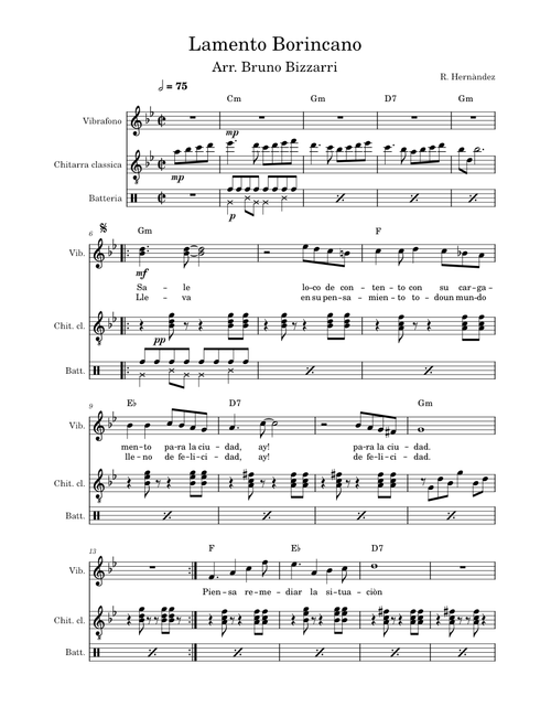 Lamento Borincano – Rafael Hernàndez