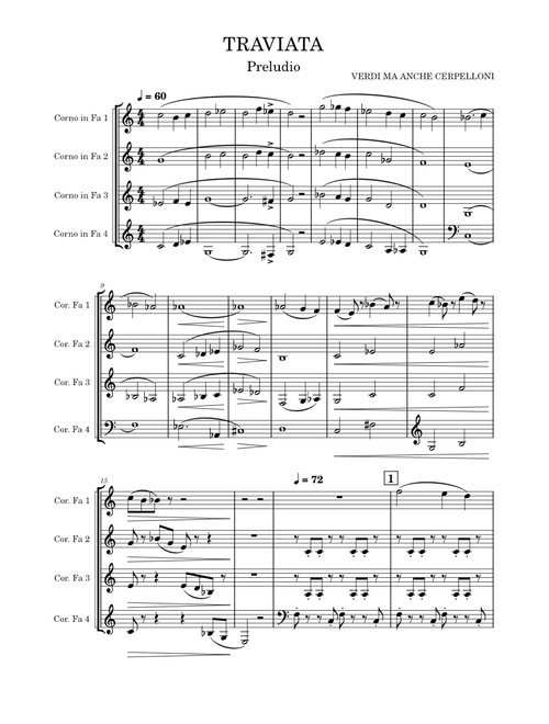 La Traviata – Giuseppe Verdi TRAVIATA PRELUDIO