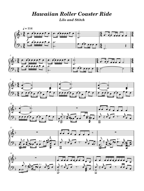 Hawaiian roller coaster ride – Mark Kealiʻi Hoʻomalu - Piano Cover