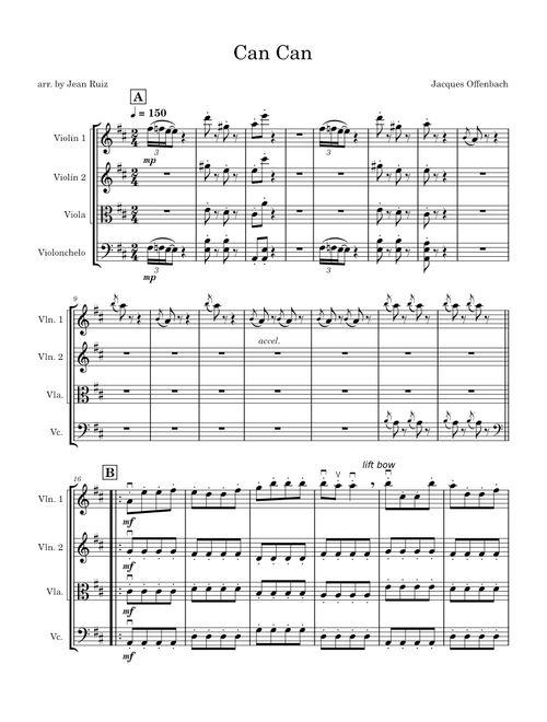 Can-Can – Jacques Offenbach