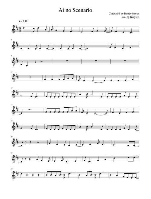 Ai no Scenario - Violin