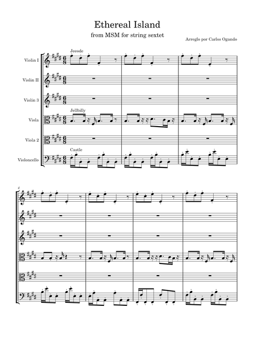 Ethereal island (for string sextet) - My Singing Monsters