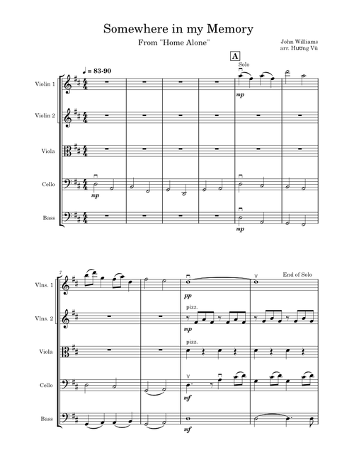 Somewhere in my memory – John William