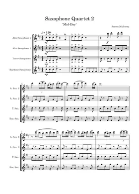 Sax AATB Quartet sheet music by akrasax | Play, print, and Sax AATB Quartet sheet music by akrasax | Play, print, and