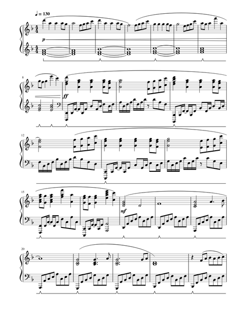[Very Hard] Two Step from Hell - Star Sky - Piano