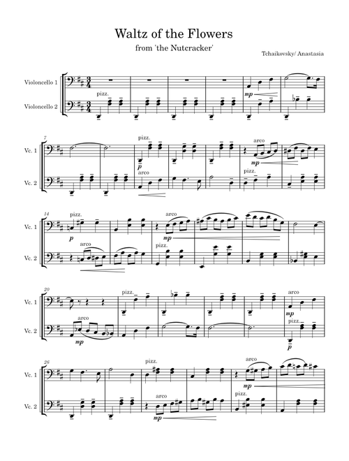 Waltz Of The Flowers, Op. 71a (from The Nutcracker) – Pyotr Ilyich Tchaikovsky