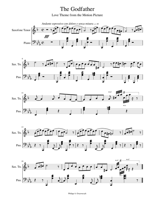 The Godfather - Sax Tenor