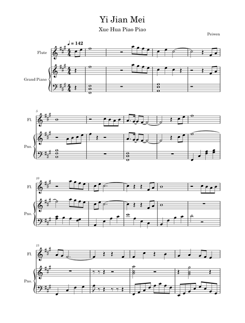 一剪梅 (Yi Jian Mei) – Fei Yu-ching Yi Jian Mei (Xue Hua Piao Piao)