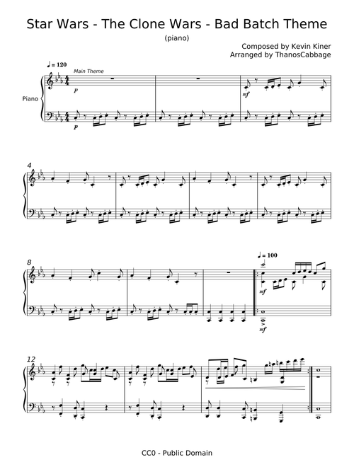 Bad Batch Theme - Kevin Kiner