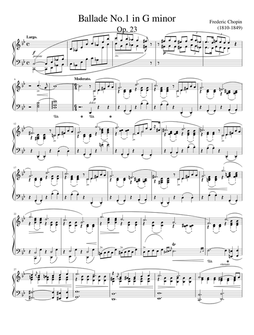 Ballade No.1 in G minor